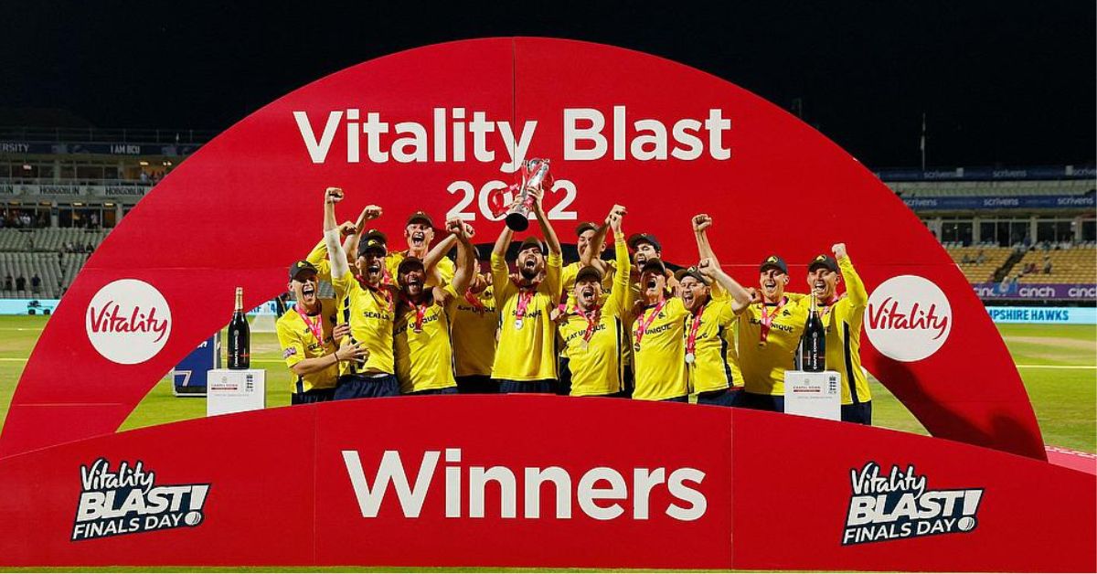 T20 Blast Winners and Runners-Up All Season List