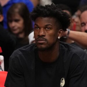 Jimmy Butler Ankle Injury: Heat Superstar Rolls Ankle in Clash With Josh Hart During Game 1 Win