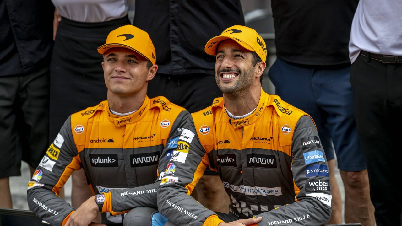 With $90 Enchante Shirt And Flowers Tucked In Ears, Lando Norris and Daniel Ricciardo Leave Fans Smitten With Their Bromance