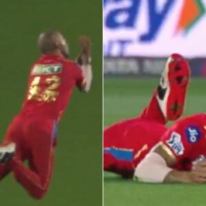 WATCH: Shikhar Dhawan Grabs Superman Catch to Dismiss David Warner at HPCA Stadium
