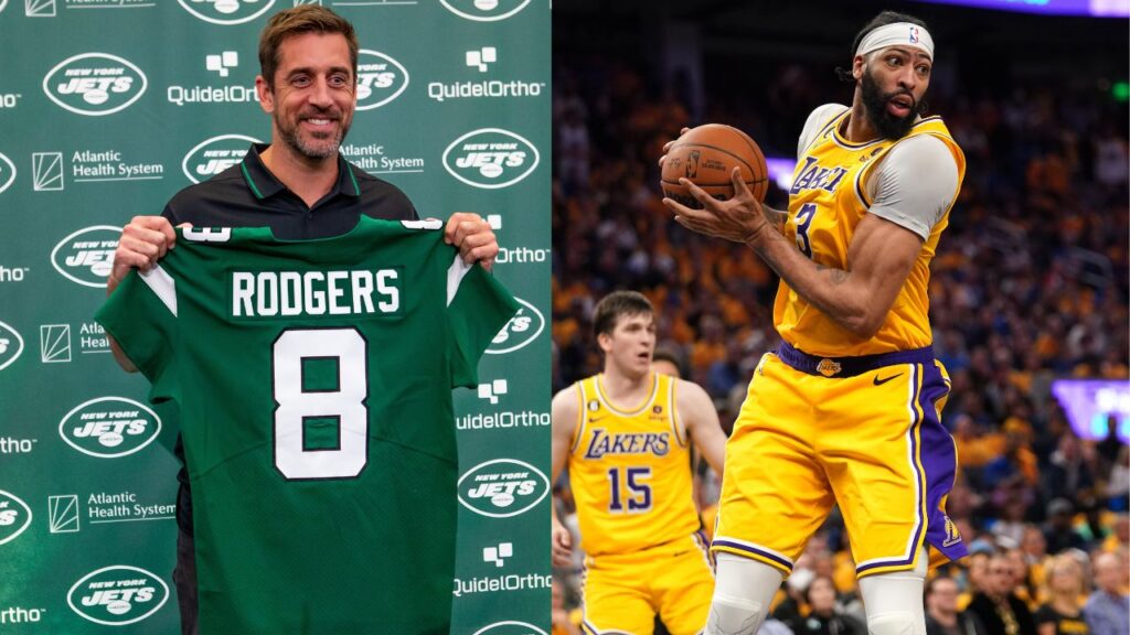 Aaron Rodgers and Anthony Davis