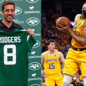 Aaron Rodgers and Anthony Davis