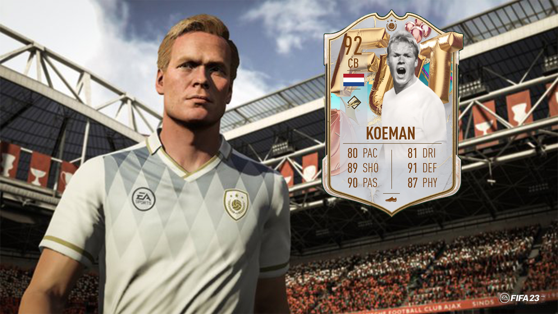 FIFA 23 Ronald Koeman FUT Birthday Icon SBC