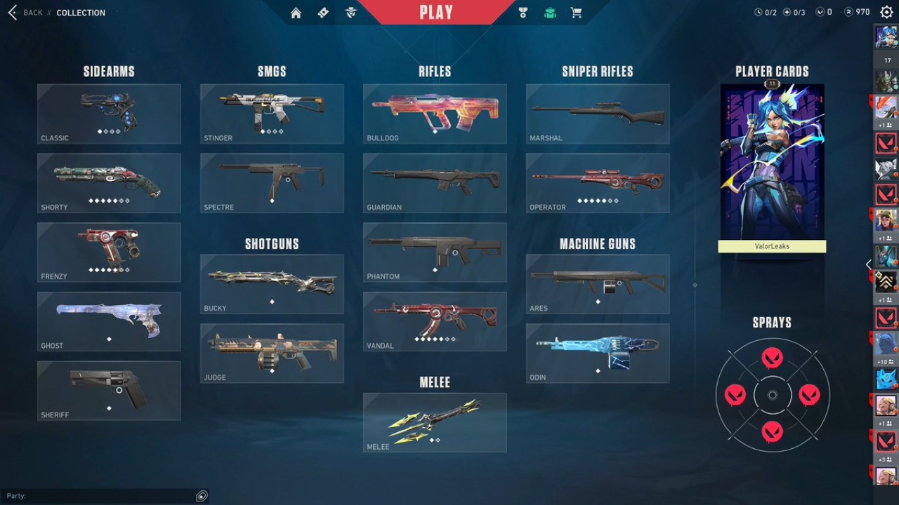 Valorant Leaks Claim a Spray Wheel will be Added to Valorant in the Next Update