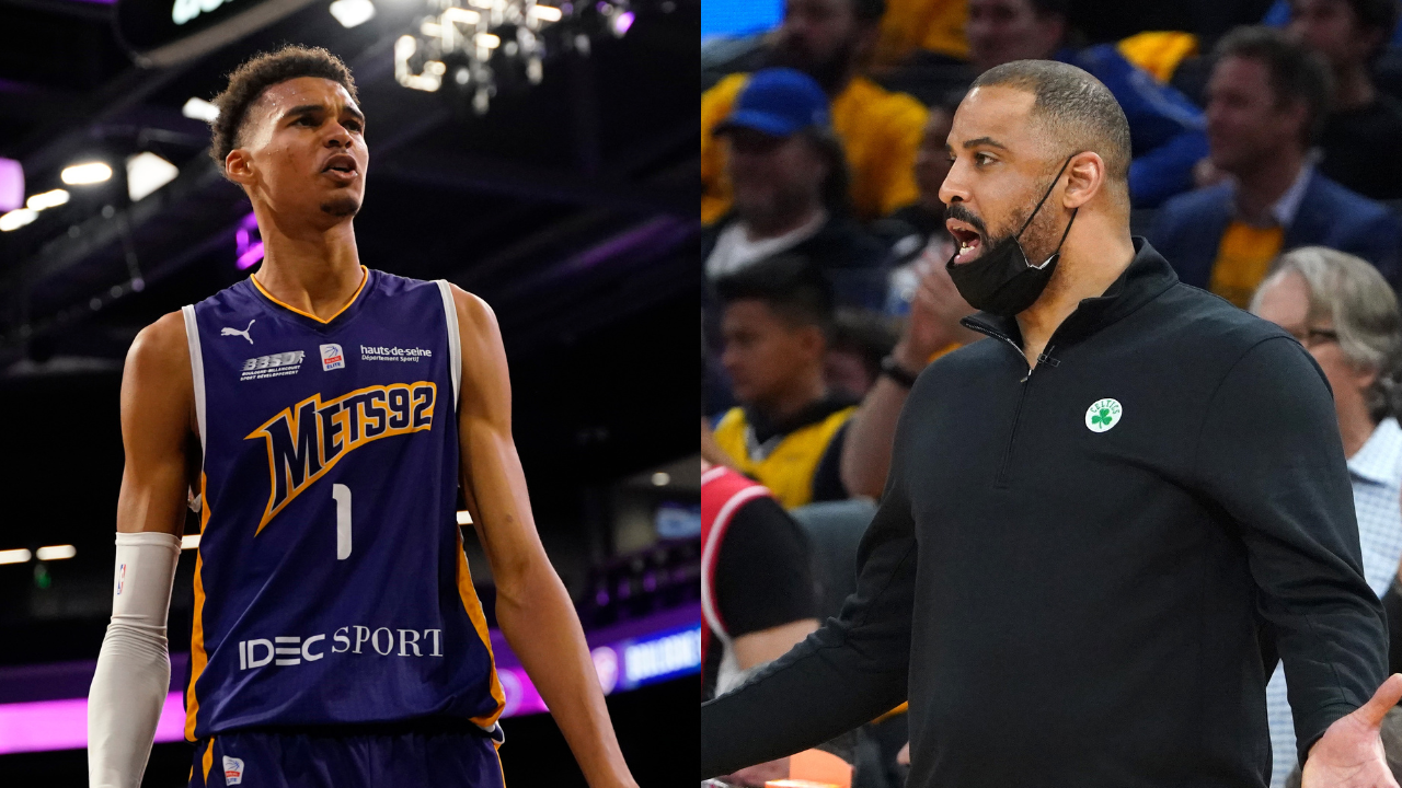 WATCH: Victor Wembanyama’s ‘happy reaction’ to Rockets getting the 4th pick should worry Ime Udoka