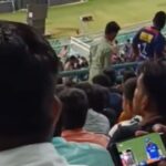 WATCH: Fan Enjoys Marcus Stoinis' Batting in LSG vs MI IPL 2023 Match on Mobile Despite Sitting at Ekana Sports City
