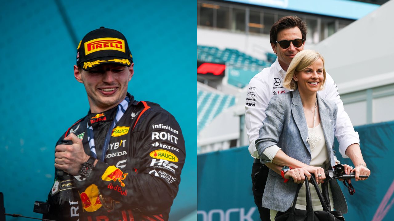 Young Max Verstappen Simping Over Toto Wolff’s Wife Susie Resurfaces Over Social Media