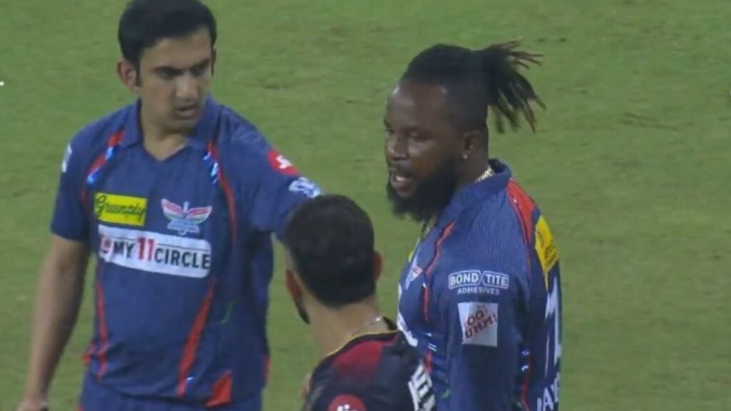 WATCH: Gautam Gambhir Stops Kyle Mayers From Talking to Virat Kohli After Aggressive Handshake at Atal Bihari Vajpayee Stadium