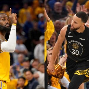 “Gotta Guard Stephen Curry Till He Sits On The Bench”: LeBron James Jokingly Follows 2X MVP Down The Bench
