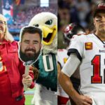 "Mom Beat you to the NFL HOF", Travis Kelce teases Jason Kelce as Donna’s jersey and shoes make it to the canton before Tom Brady