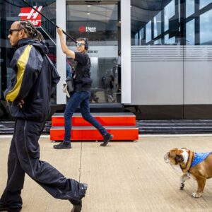 Lewis Hamilton Shares An Adorable Picture From Roscoe's Account: "Sundays Withs Dads"