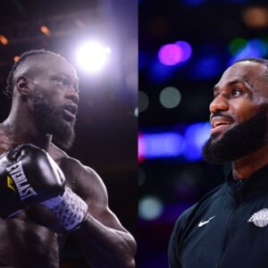 “Why is Deontay Wilder Holding a Basketball”: Former Heavyweight Champion Boxer's Similarity with Lebron James leaves NBA Fans in Split