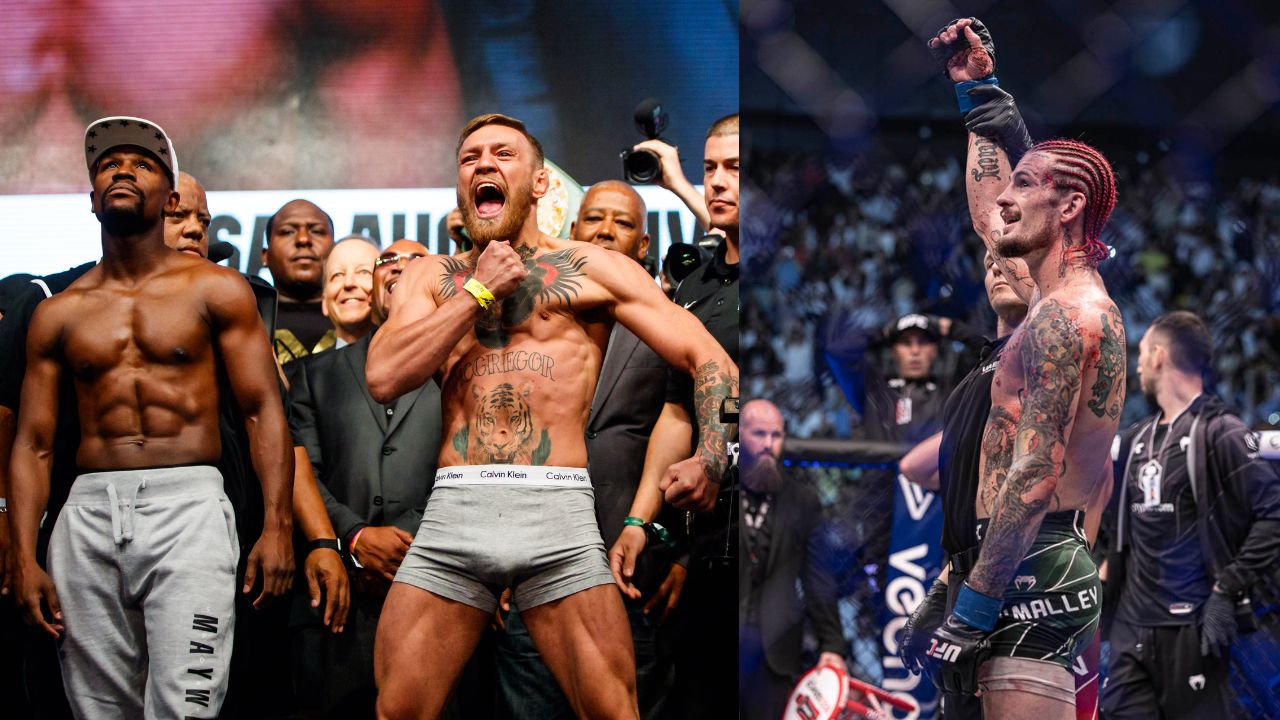 Conor McGregor, Floyd Mayweather and Sean O'Malley