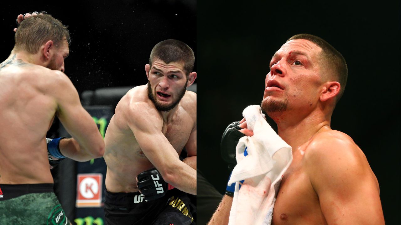 Conor McGregor, Khabib Nurmagomedov, Nate Diaz
