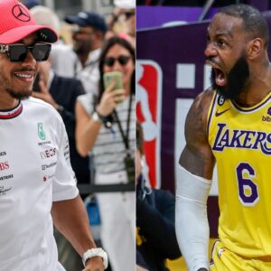 Lewis Hamilton Spends $30,000 to Watch Old Friend LeBron James and Stephen Curry Duel in the NBA Playoffs