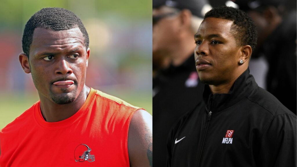 "Didn't Ray Rice Beat Up His Girlfriend?": Ravens & Browns Fans Collide After Deshaun Watson's Latest Video Gets Bombarded With "Massage" Jokes