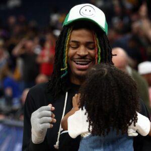 Watch: Ja Morant Hitting the Griddy with Adorable 3-year-old Daughter Kaari Morant Goes Viral