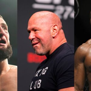 Khamzat Chimaev, Dana White, Kamaru Usman