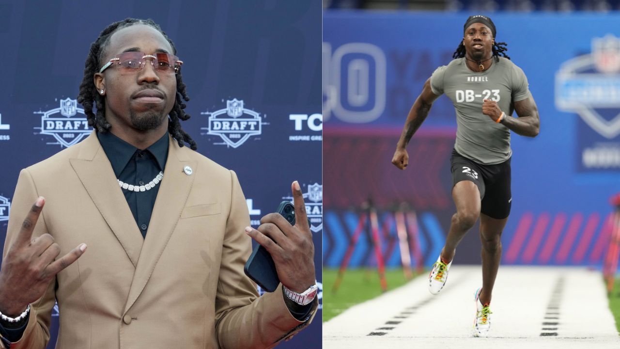 Steelers Rookie Joey Porter Jr. Gets Some Life Advice From His Super Bowl Champ Father on Day One of the NFL Draft