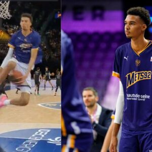 WATCH: 7ft 4" 'Nonchalant' Victor Wembanyama Treats Fans to Incredible 'Through the Legs' Dunk Days Before NBA Draft