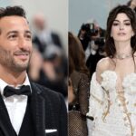 2023 Met Gala: Anne Hathaway Admits She's a "Huge F1 Fan" After Daniel Ricciardo Photobombs Her