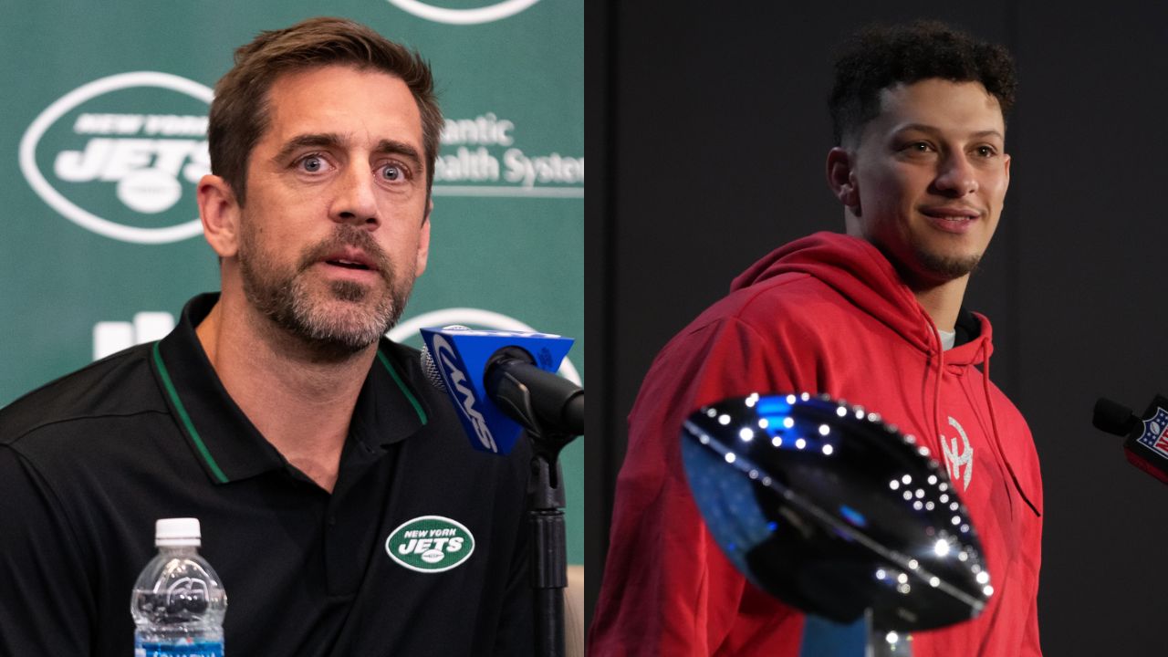 Aaron Rodgers 'Fanboy' Patrick Mahomes Names Peyton Manning as the Most Famous Person in His Contact List