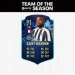 FIFA 23 Allan Saint-Maximin TOTS Moments