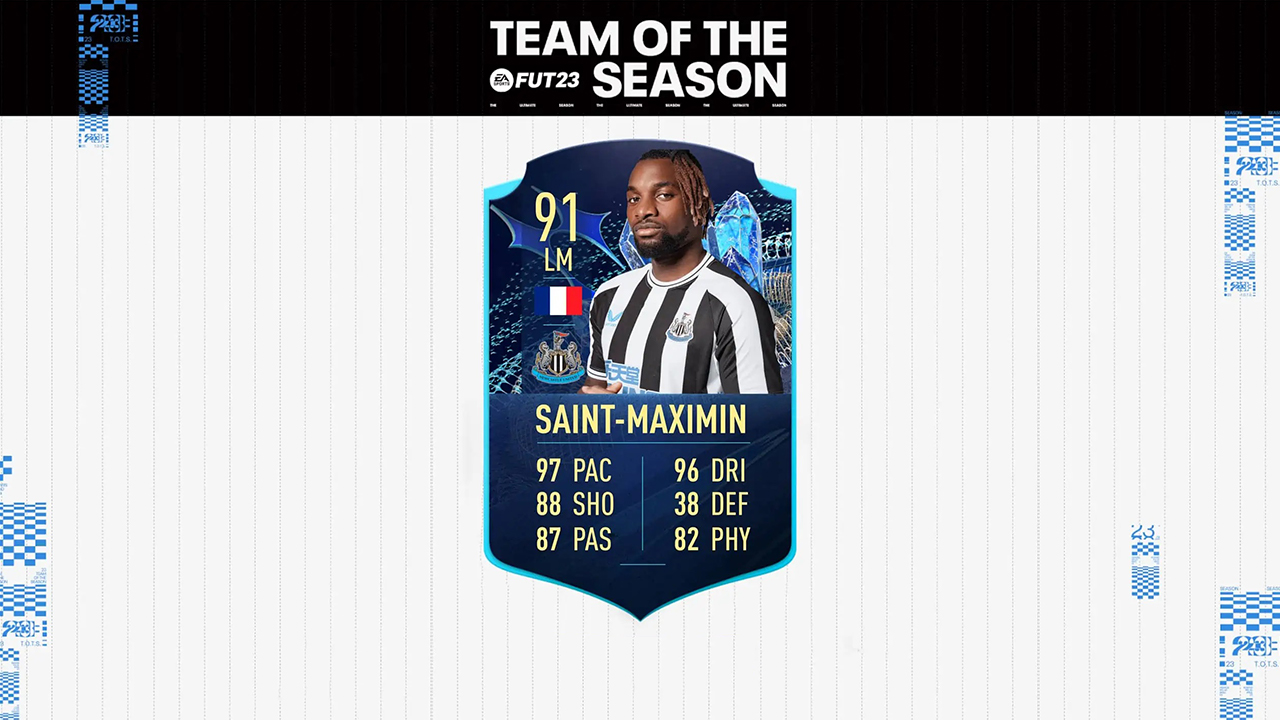 FIFA 23 Allan Saint-Maximin TOTS Moments