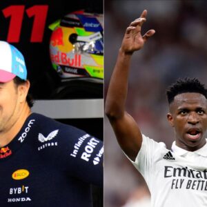 Sergio Perez Receives Special Gift From Real Madrid Ahead of Their Manchester City Clash