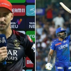 Faf du Plessis Bows Down Before Suryakumar Yadav in Reverence Post Blistering Innings vs RCB