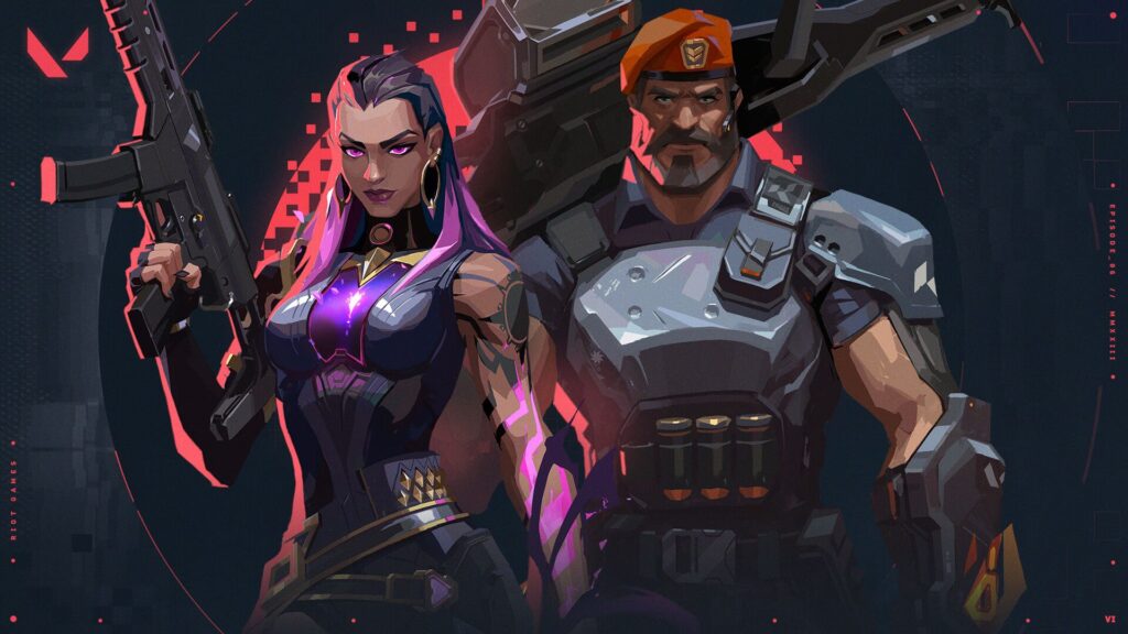 Reyna and Brimstone feature image in Valorant update 6.10 patch press release