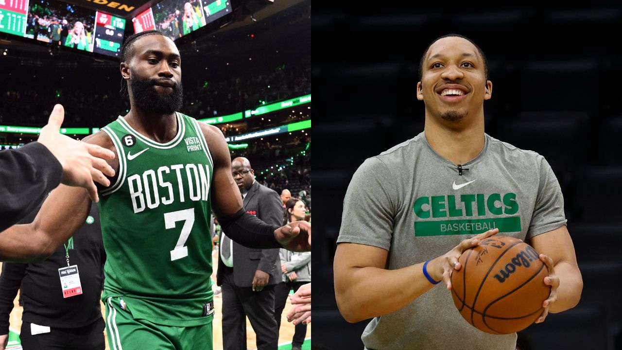 “Celtics Are Thirsty For Success!”: Jaylen Brown And Al Horford Celebratory Spank Grant Williams After Beating The Heat In Game 5