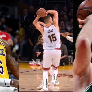 “Nikola Jokic Shoots It 50 Feet In The Air Larry Bird Style”: LeBron James Can't Fathom 'Joker's' High Arcing Shots