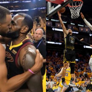 FACT CHECK: Did LeBron James Kiss Steph Curry As Claimed by Viral Social Media Post