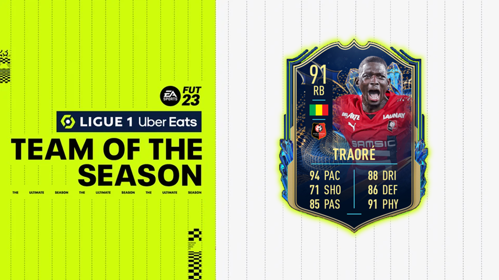 FIFA 23 Hamari Traore Ligue 1 TOTS