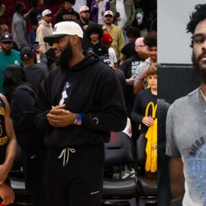 'Bearded' Bronny James Hilariously Gets Compared to a Photo of 18-Year-Old LeBron James: "Don't Mess With the Royal Bloodline"