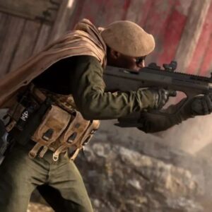 An operator firing MX9 in Warzone 2.0