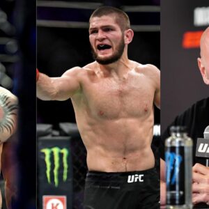 Conor McGregor, Khabib Nurmagomedov, Dana White