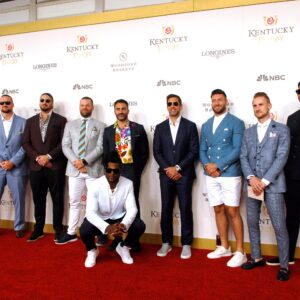 Aaron Rodgers meets his new and old teammates at the Kentucky Derby, shares pictures on his Instagram