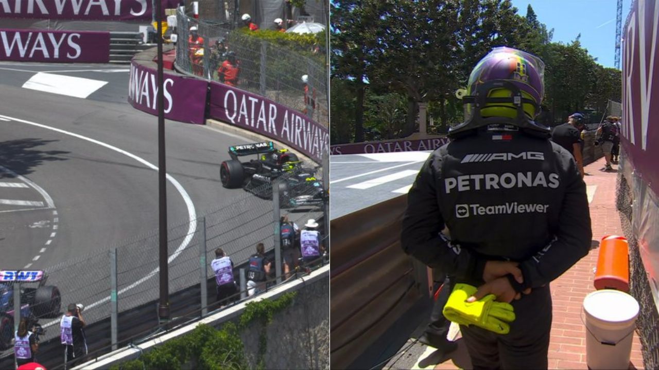 What Happened to Lewis Hamilton? Mercedes Driver's Collision Brings Out a Red Flag in Monaco GP's FP3
