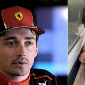 WATCH: Charles Leclerc Struggles to Retrieve His AirPods After They Get Stuck