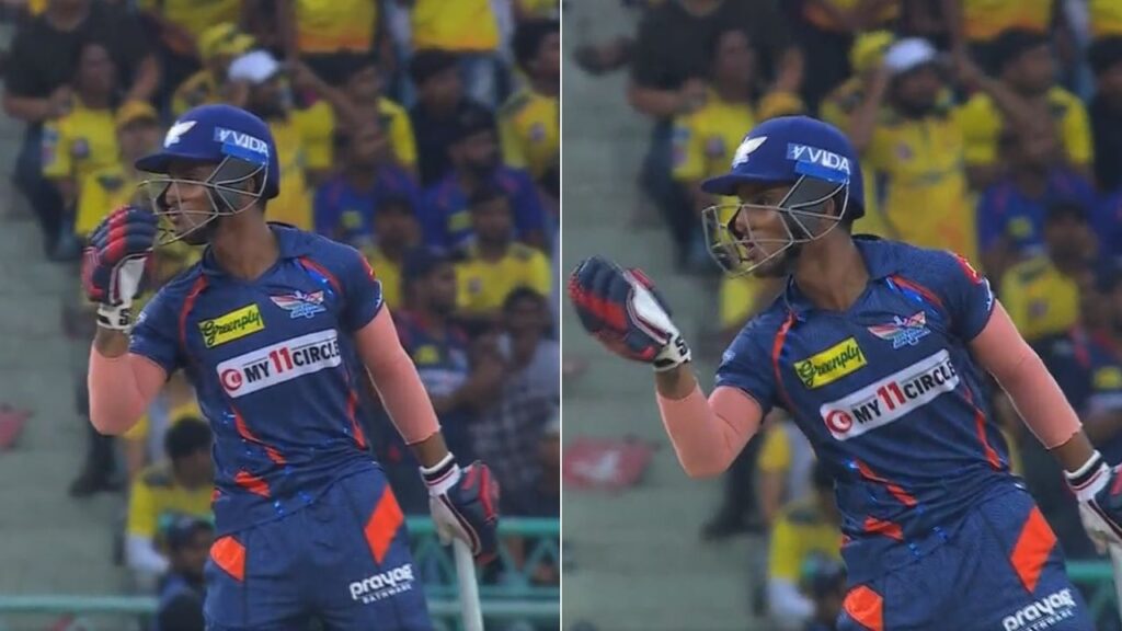 WATCH: Ayush Badoni Emulates Virat Kohli in Blowing Kiss to Lucknow Fans After Half-Century vs CSK
