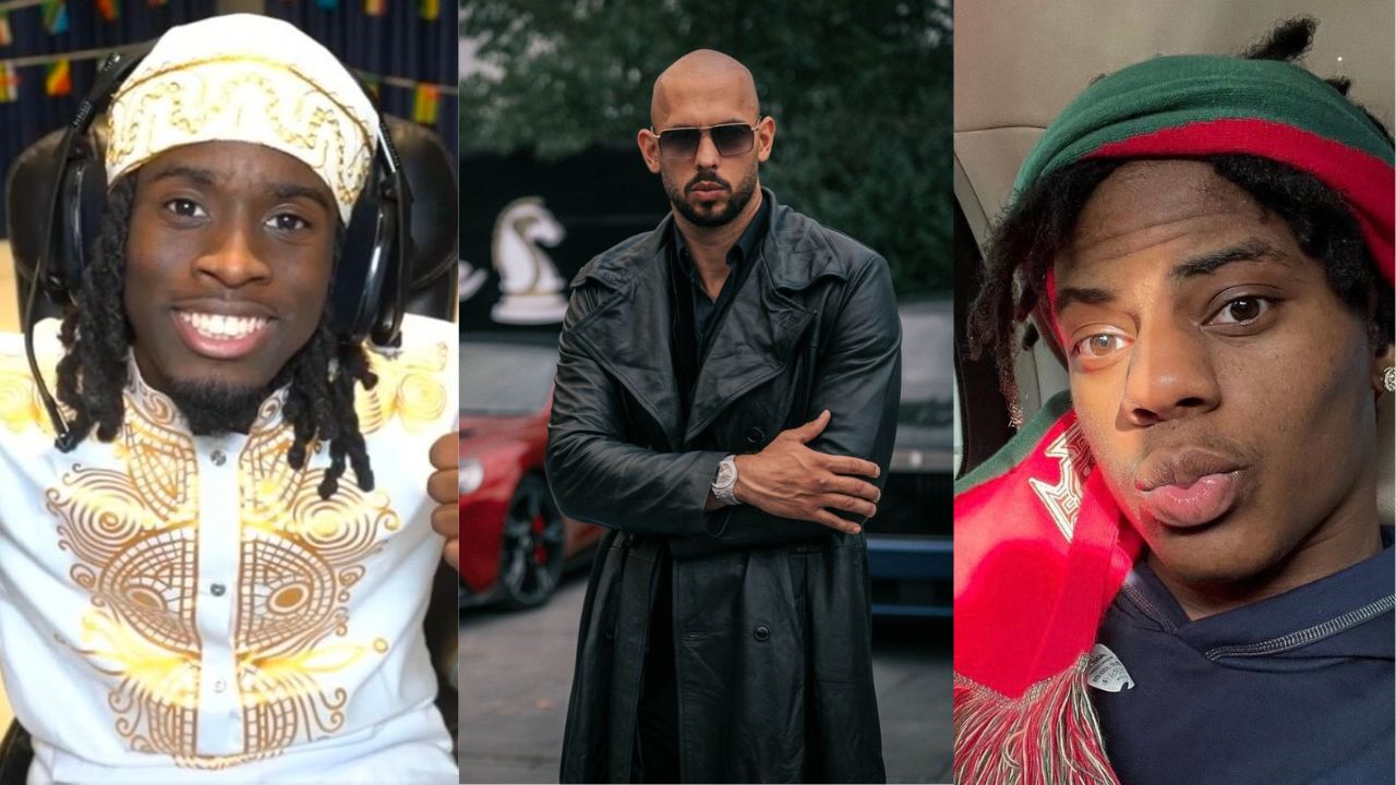 Kai Cenat Andrew Tate Ishowspeed