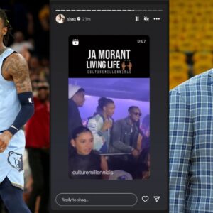 Shaquille O’Neal Shares Video of Ja Morant “Partying in a Nightclub” Minutes After Adam Silver Issues Statement on Grizzlies Star’s Future