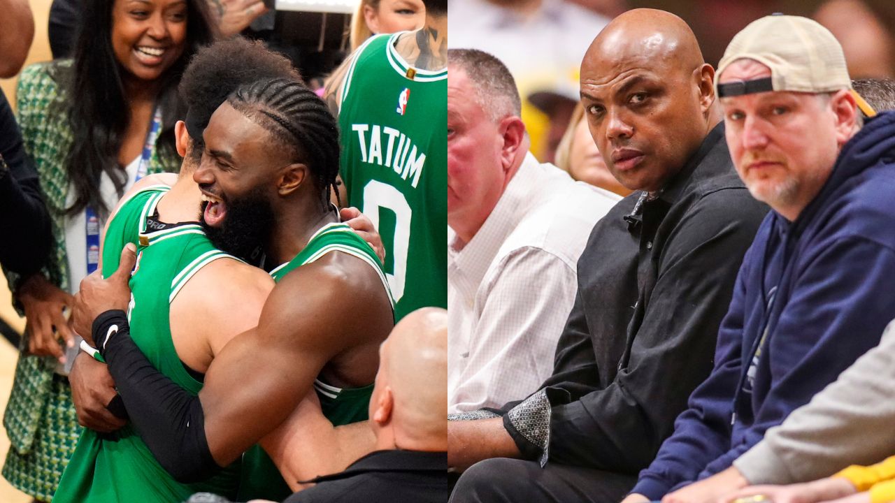 Jaylen Brown (Left) and Charles Barkley (Right)