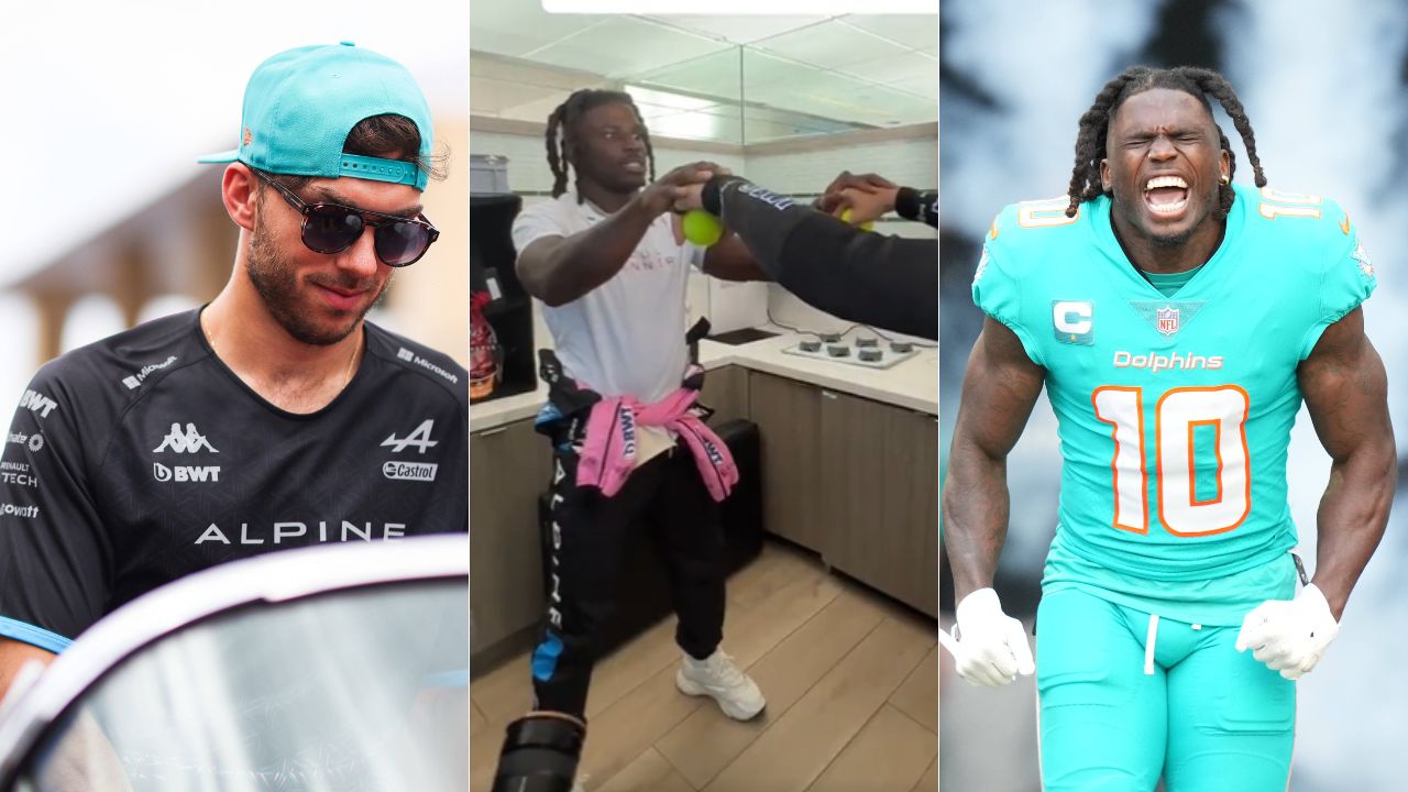 NFL Star Tyreek Hill Impresses His Fans with Incredible Reflexes in Reaction Test with Pierre Gasly