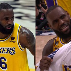 Courtside Fan Sitting On '$80,924 Seats' Spills Drinks on LeBron James, Makes Amends With a Towel During Lakers vs Nuggets Game 2