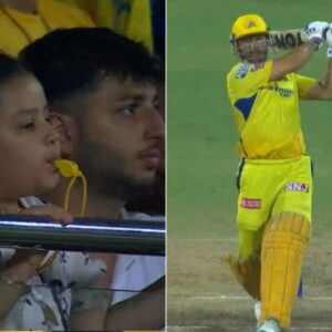 WATCH: MS Dhoni's Daughter Ziva Cheers and Whistles for Dad Alongside Mother Sakshi Dhoni at MA Chidambaram Stadium