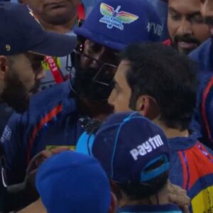 Kohli Fight With Gambhir Video: Former RCB Captain and LSG Mentor Boil With Anger at Ekana Cricket Stadium