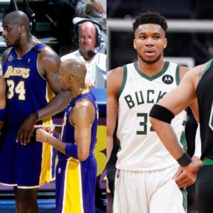 ‘Bully’ Shaquille O’Neal Mocks Jayson Tatum And Giannis Antetokounmpo With A ‘4-0 sweep’ IG Post Featuring ‘Best Friend’ Kobe Bryant